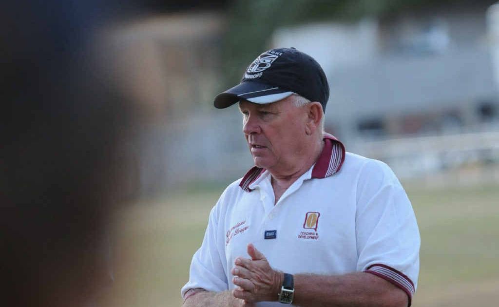 CQ Capra’s coach John Harbin addresses players at Gladstone during a coaching session he held in the city in 2011. CQ Capra’s coach John Harbin addresses players at Gladstone during a coaching session he held in the city in 2011.