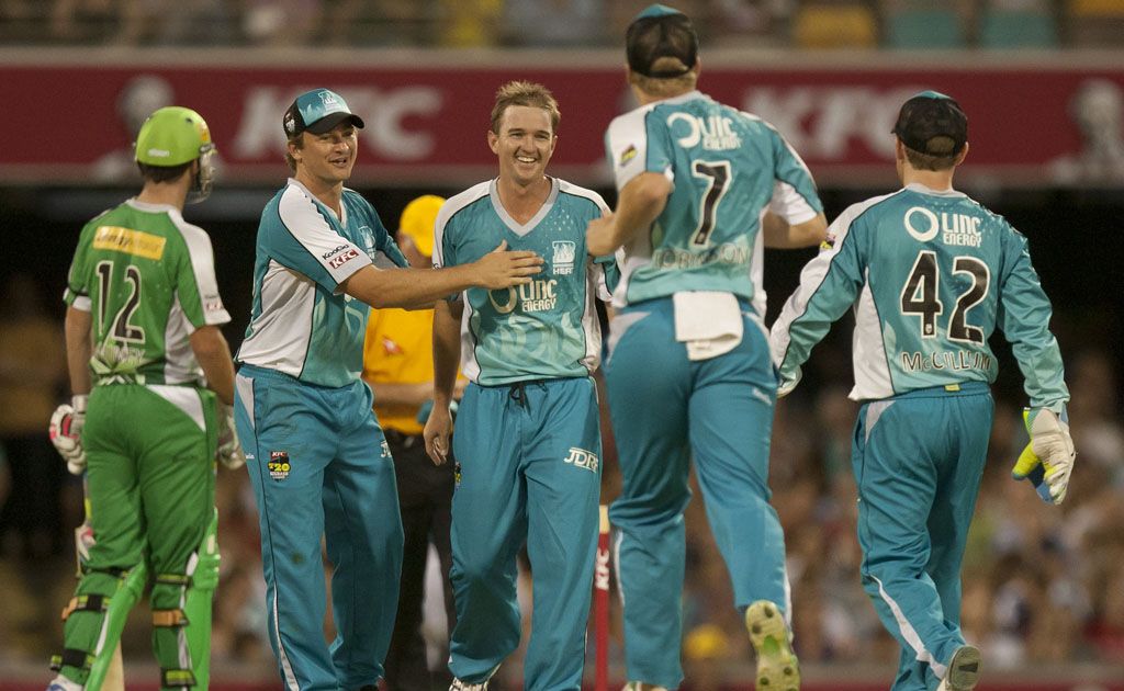 Nathan Hauritz playing against the Melbourne Stars. Nathan Hauritz playing against the Melbourne Stars.