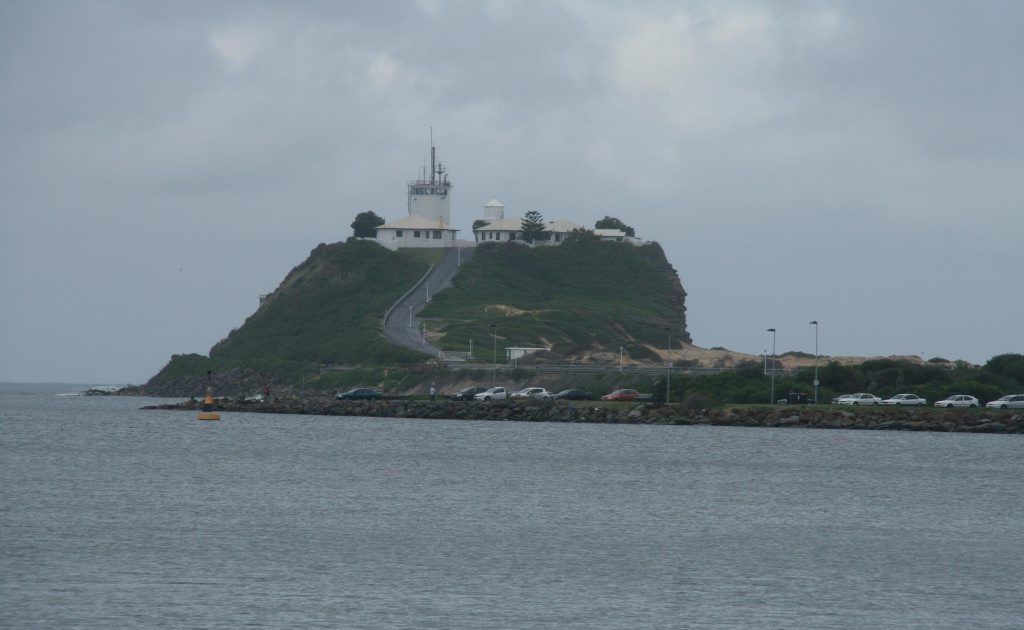 The city’s famous Nobby’s Head and lighthouse. The city’s famous Nobby’s Head and lighthouse.
