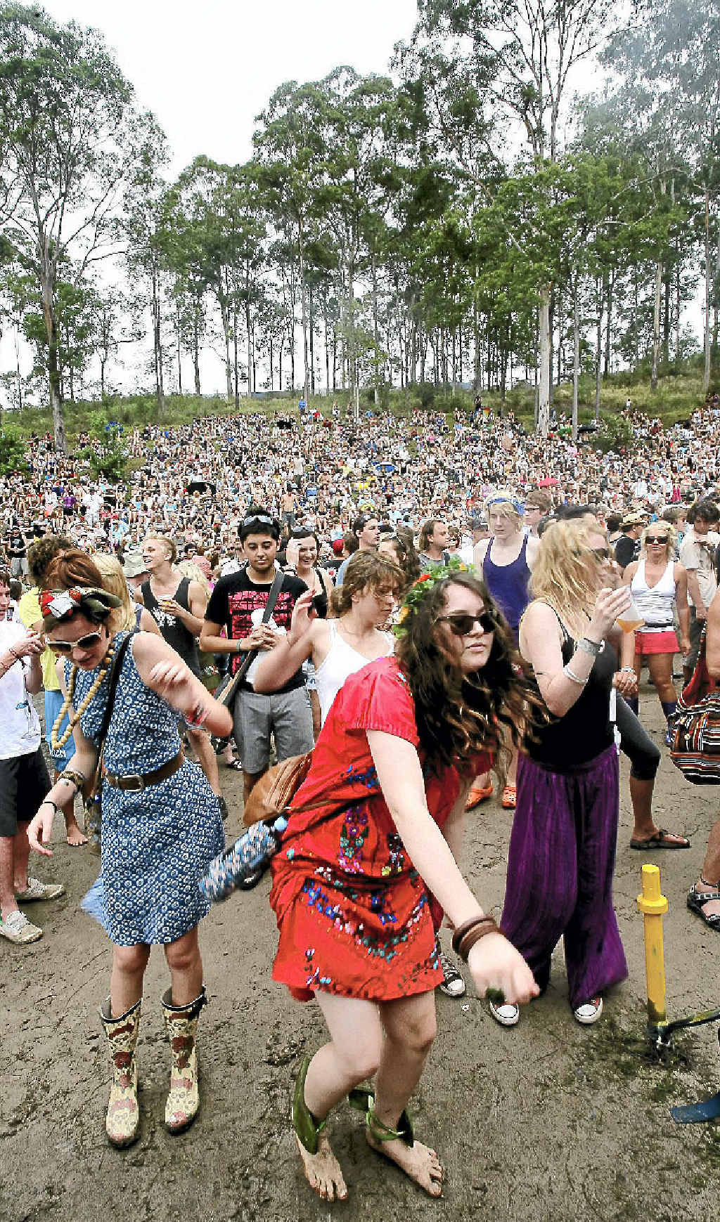 The region’s economy will reap the benefit of the massive crowds expected at Woodfordia this year. The region’s economy will reap the benefit of the massive crowds expected at Woodfordia this year.