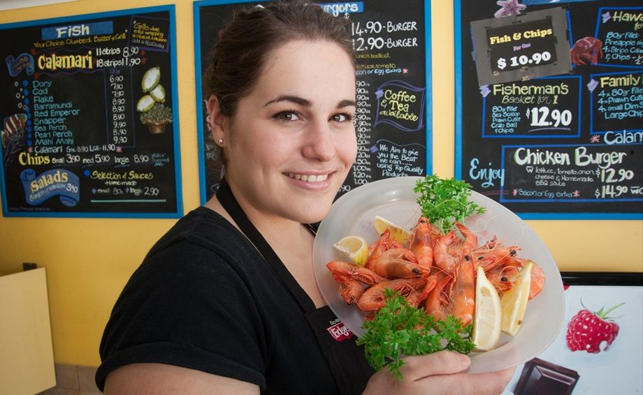 Alison Caires from Mandolin Seafoods. Alison Caires from Mandolin Seafoods.