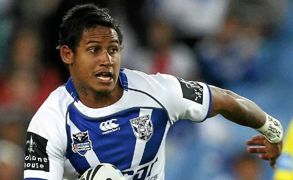 Ben Barba in full flight for the Canterbury Bulldogs. Ben Barba in full flight for the Canterbury Bulldogs.