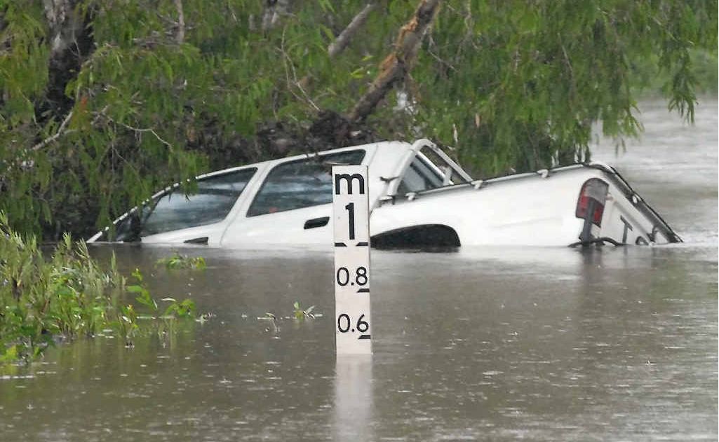 QFRS inspector Russell Collier: We are saying no one should be driving and entering flooded roadways... if it’s flooded forget it. QFRS inspector Russell Collier: We are saying no one should be driving and entering flooded roadways... if it’s flooded forget it.