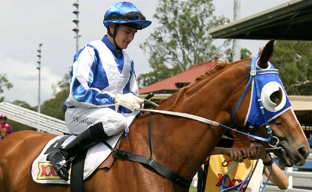 Jockey Michael Hellyer on Craiglea Blondie preparing for the RJC Open Handicap on Thursday. Jockey Michael Hellyer on Craiglea Blondie preparing for the RJC Open Handicap on Thursday.