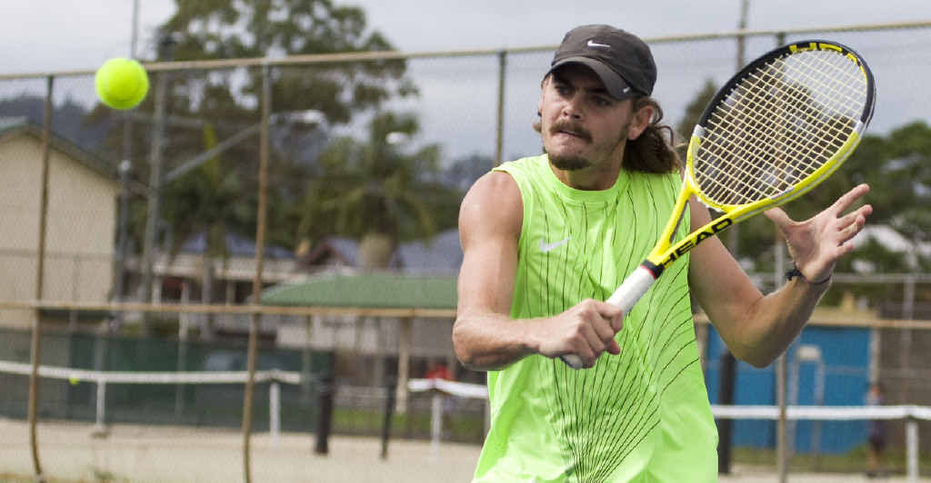 A file picture of Brendan Moore in action. Moore will be defending his men’s open singles titles at Lismore and Ballina. A file picture of Brendan Moore in action. Moore will be defending his men’s open singles titles at Lismore and Ballina.