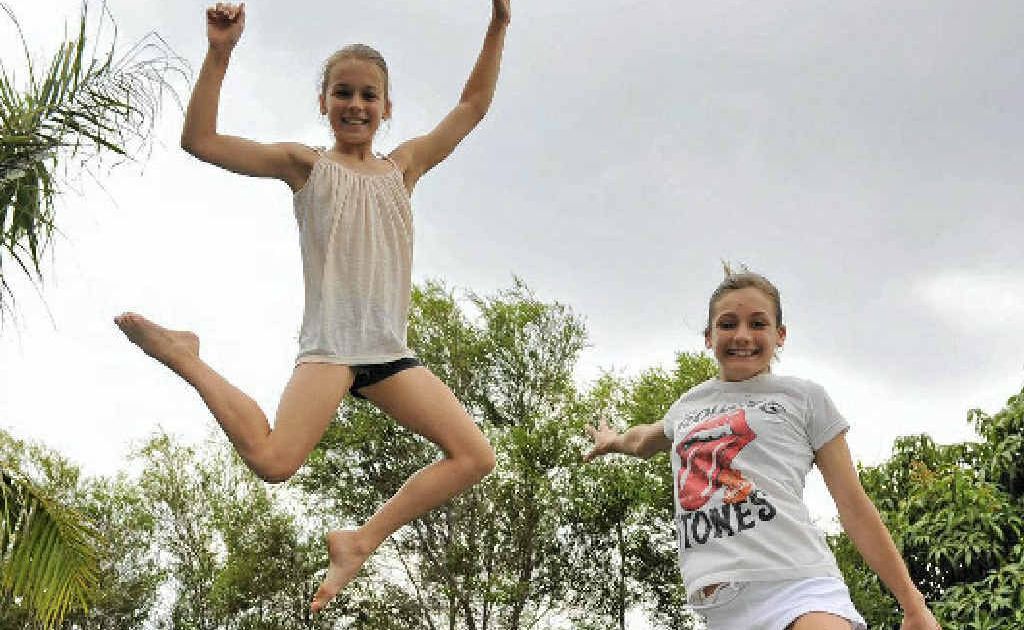 Jasmyn, 12 and Whitney Dew have made gymnastics success a New Year’s resolution. Jasmyn, 12 and Whitney Dew have made gymnastics success a New Year’s resolution.