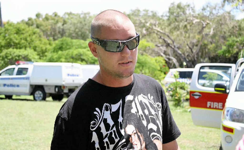 Col Ibbertson raced over to rescue his neighbour and her family when he noticed flames coming from the Emu Park home. Col Ibbertson raced over to rescue his neighbour and her family when he noticed flames coming from the Emu Park home.