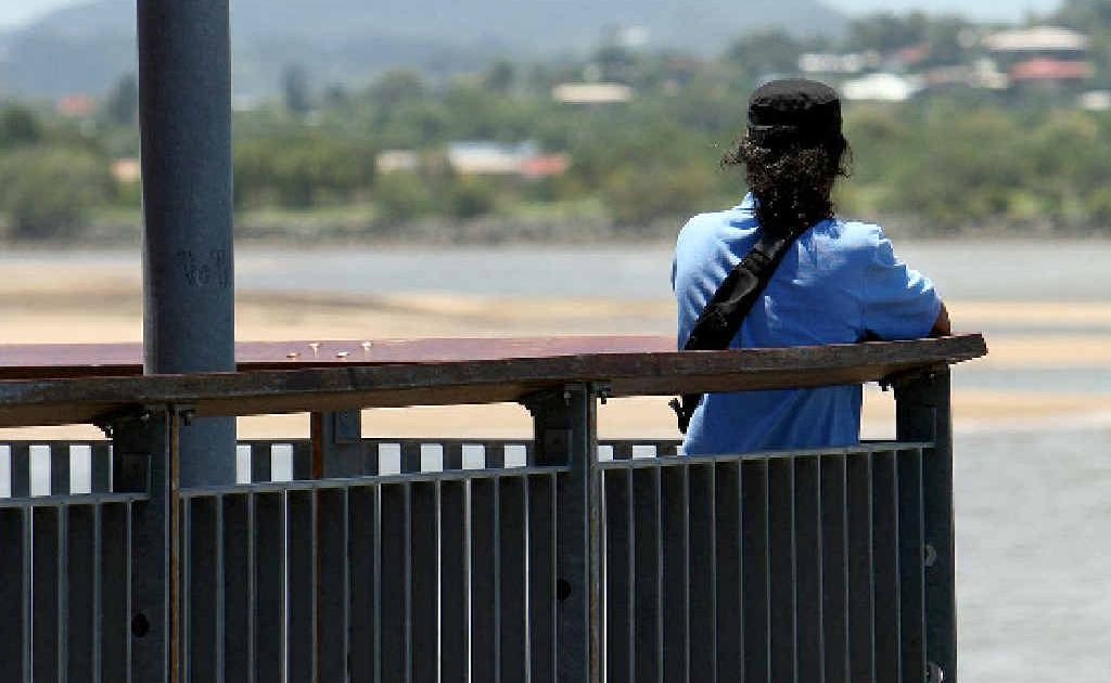 'Jonah', a refugee who jumped off a ship and swam to shore at Hay Point, contemplates his future overlooking the Pioneer River. 'Jonah', a refugee who jumped off a ship and swam to shore at Hay Point, contemplates his future overlooking the Pioneer River.