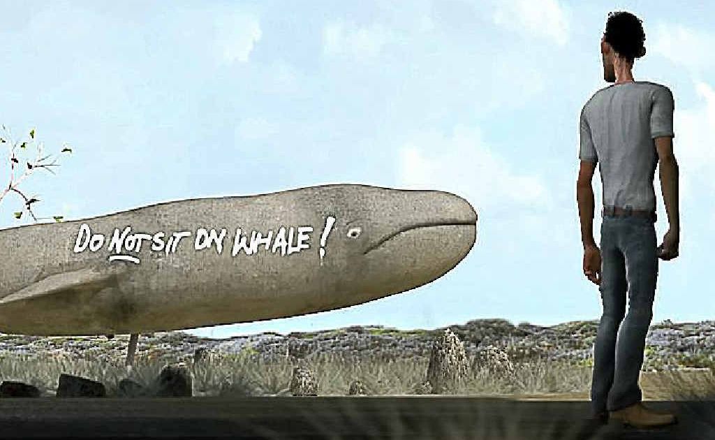 HAVE A WHALE OF A TIME: A scene from a Flickerfest film, Nullarbor. HAVE A WHALE OF A TIME: A scene from a Flickerfest film, Nullarbor.