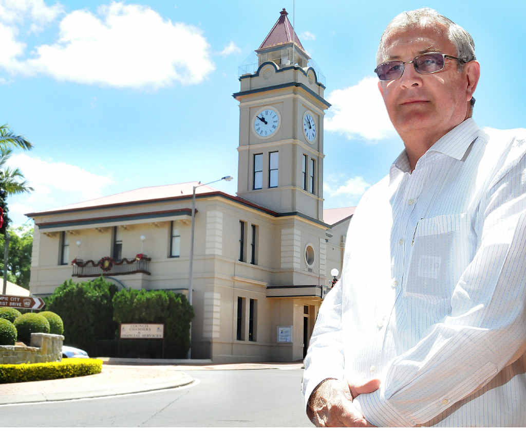 Gympie Regional Council Mayor Ron Dyne is “at this stage” seeking re-election.