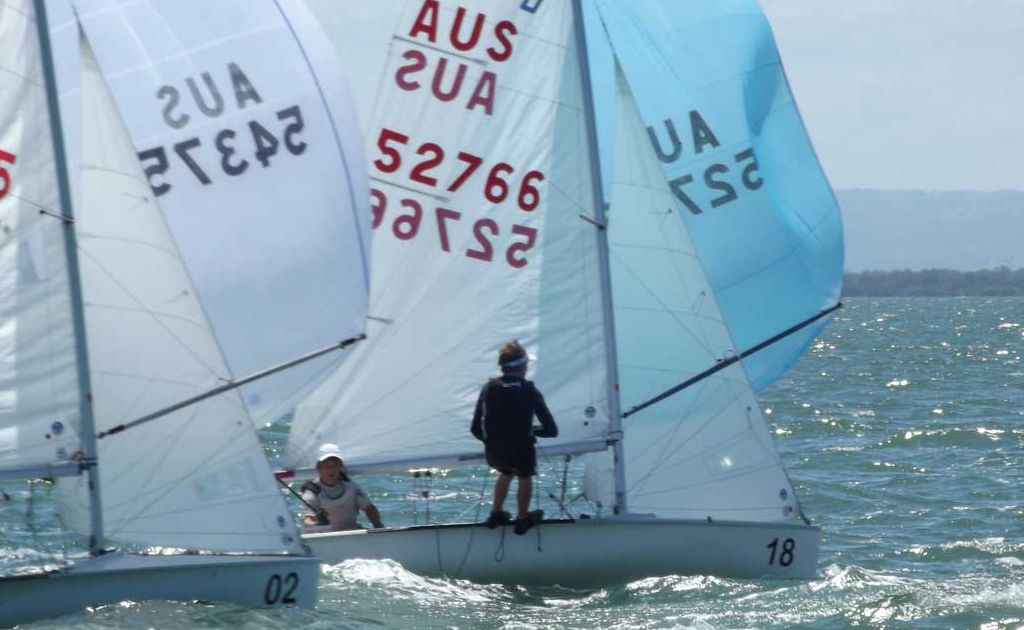 TEAM EFFORT: Whitsunday 420 sailors Klaus Lorenz and Ollie Annear came eighth overall at the 420 Nationals Sailing Championships in Redcliffe this week. Photo Contributed TEAM EFFORT: Whitsunday 420 sailors Klaus Lorenz and Ollie Annear came eighth overall at the 420 Nationals Sailing Championships in Redcliffe this week. Photo Contributed
