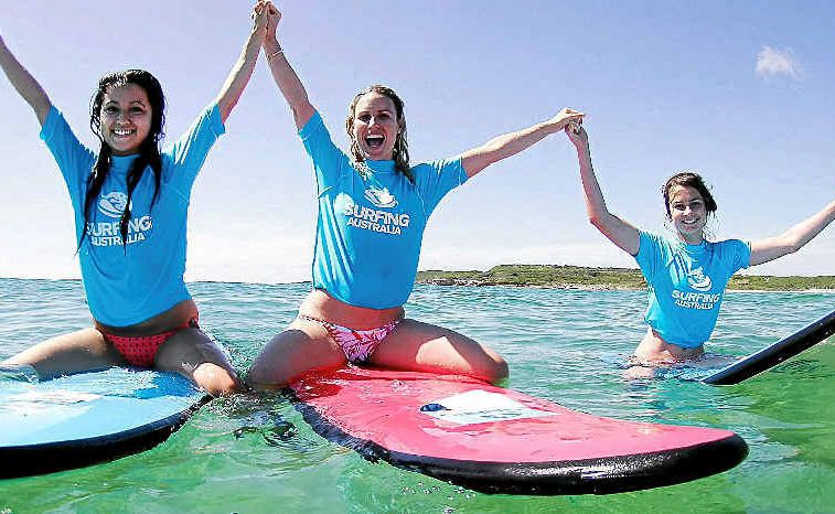 The national Girls Go Surfing Day returns to Coolum and Mudjimba beaches this month. The national Girls Go Surfing Day returns to Coolum and Mudjimba beaches this month.