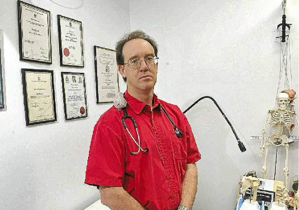 Dr Lloyd Sussens wishes to make people aware of whooping cough. Dr Lloyd Sussens wishes to make people aware of whooping cough.