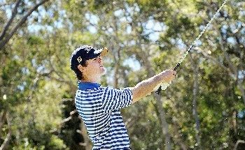 Sam Eaves missed the cut at the Victorian Open. Sam Eaves missed the cut at the Victorian Open.