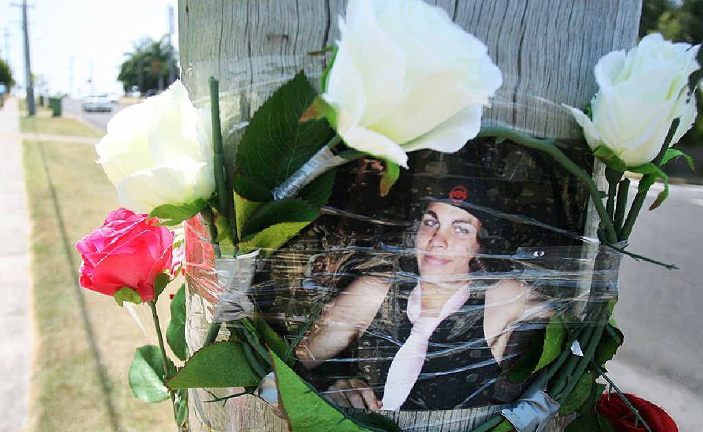 Flowers at the scene in Hill St where Brandon Matthews (pictured) and Brad Girling were fatally stabbed on Saturday night. Flowers at the scene in Hill St where Brandon Matthews (pictured) and Brad Girling were fatally stabbed on Saturday night.