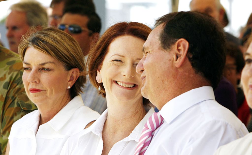 In Australia we can celebrate as women rise to positions of importance, such as Queensland Premier Anna Bligh (left) and Prime Minister Julia Gillard (centre). In Australia we can celebrate as women rise to positions of importance, such as Queensland Premier Anna Bligh (left) and Prime Minister Julia Gillard (centre).