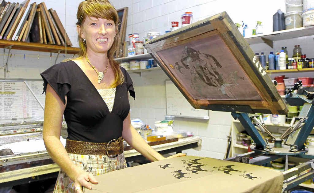 Kelli Donovan, from Pure Pod, of Lennox Head, in Anne Leon Design studio in Byron Bay. Kelli Donovan, from Pure Pod, of Lennox Head, in Anne Leon Design studio in Byron Bay.