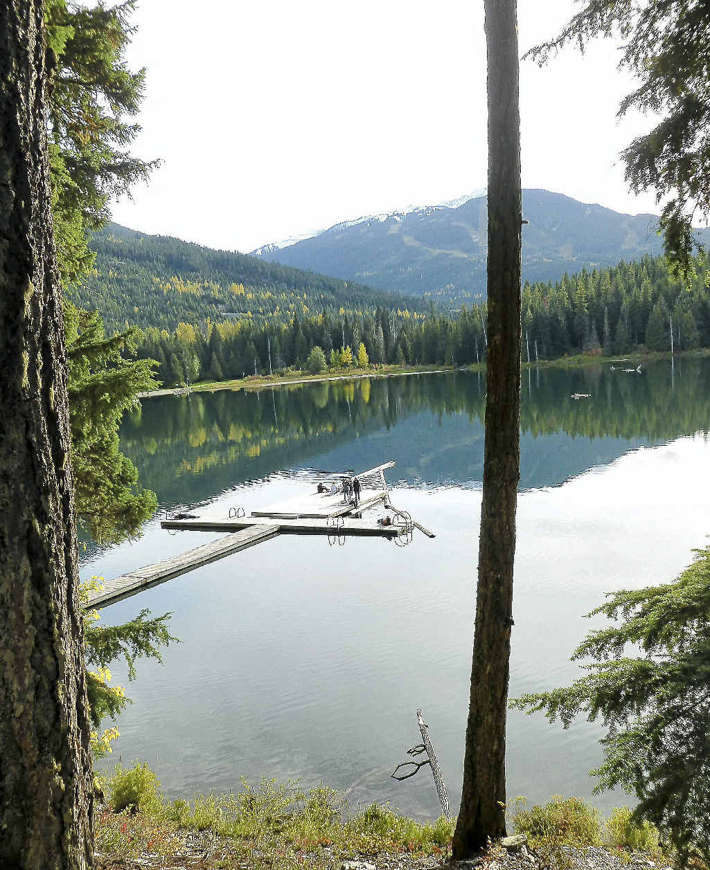 PLACID LAKE: The serenity at Banff. PLACID LAKE: The serenity at Banff.