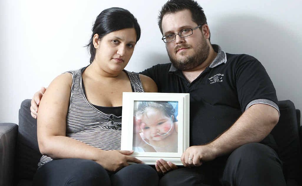 Cameron and Naomi Moodie with a photo of their 10-month-old daughter Arwen Leigh Moodie who died of a rare chromosome abnormality in 2010. The couple have started a foundation to create awareness about the condition. Cameron and Naomi Moodie with a photo of their 10-month-old daughter Arwen Leigh Moodie who died of a rare chromosome abnormality in 2010. The couple have started a foundation to create awareness about the condition.