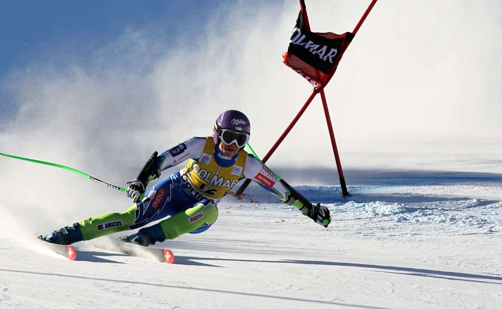 Slovenian skier Tina Maze (pic) was accused of wearing banned plastic undergarments. Slovenian skier Tina Maze (pic) was accused of wearing banned plastic undergarments.