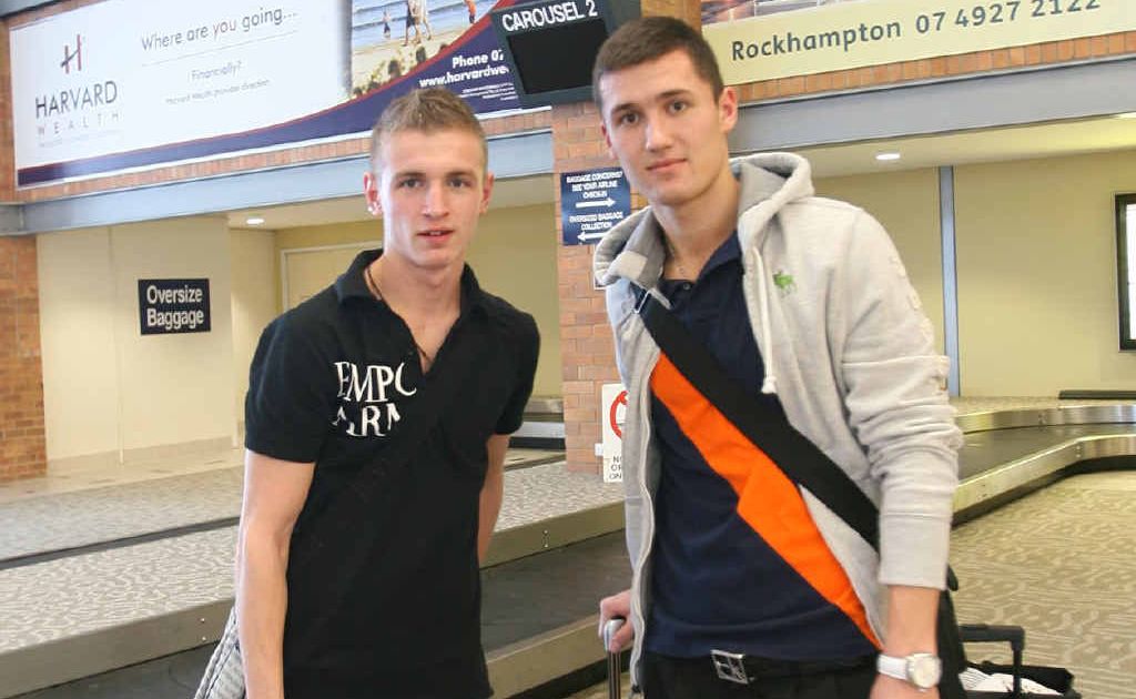 Rudolf Mozr and Jan Urban arrived from the cold of the Czech Republic to trial with the Cougars for the 2012 QSL season. Rudolf Mozr and Jan Urban arrived from the cold of the Czech Republic to trial with the Cougars for the 2012 QSL season.