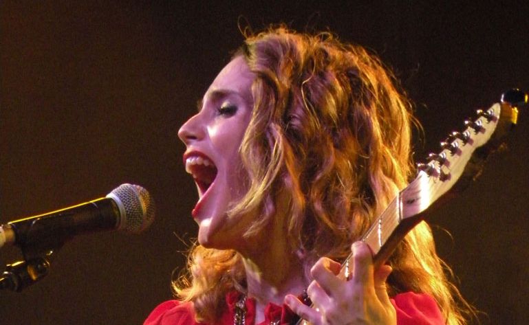 Anna Calvi at Laneway Festival Brisbane. Anna Calvi at Laneway Festival Brisbane.