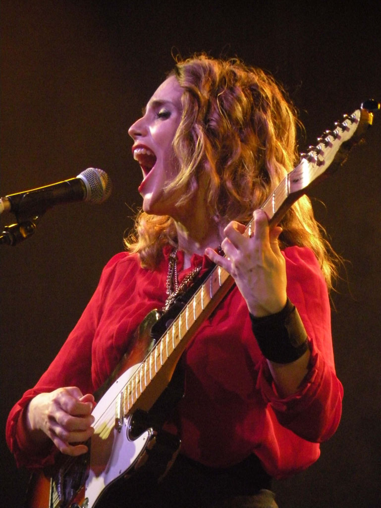 Anna Calvi at Laneway Festival Brisbane.