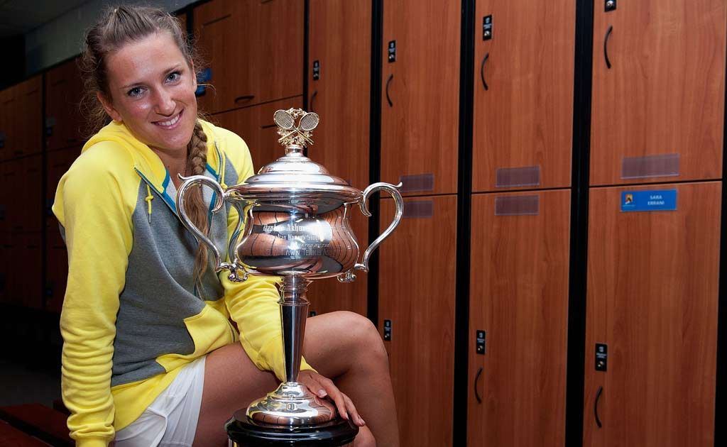 Victoria Azarenka wins the Australian Open. Victoria Azarenka wins the Australian Open.