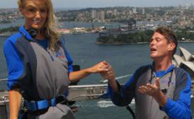 David Hasselhoff has proposed to his girlfriend Hayley Roberts for a fifth time.
David Hasselhoff has proposed to his girlfriend Hayley Roberts for a fifth time.