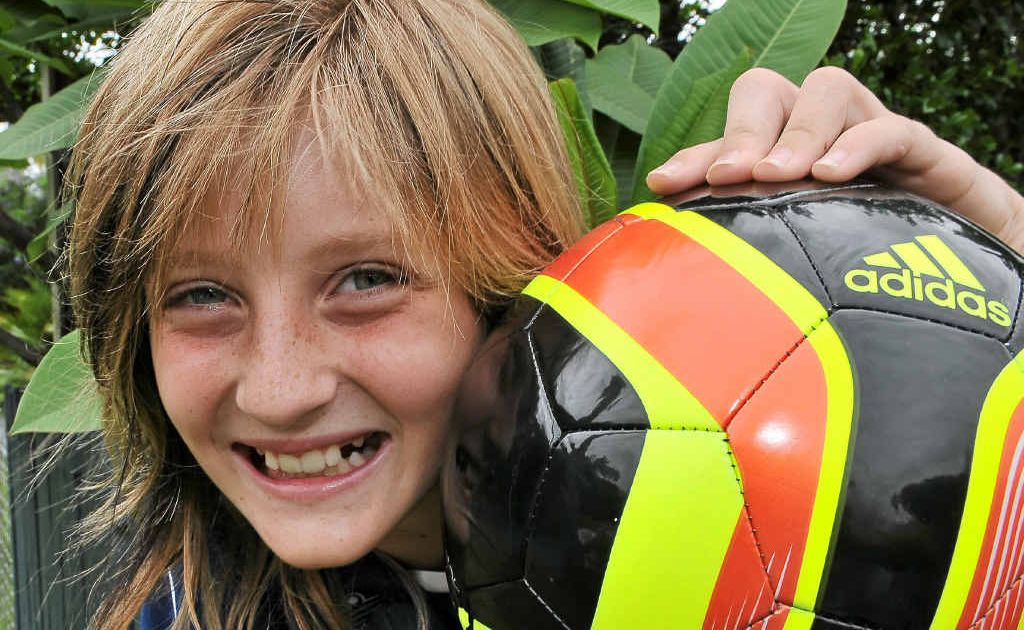 Kimberlee Binns has been selected in the under-13 Queensland state football team. Kimberlee Binns has been selected in the under-13 Queensland state football team.