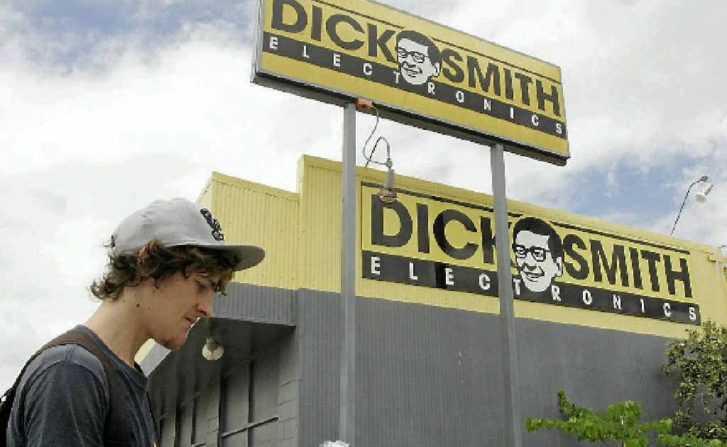 Randell Smithwick looks at headphones he bought from a Dick Smith’s electronics store in Rockhampton. Randell Smithwick looks at headphones he bought from a Dick Smith’s electronics store in Rockhampton.