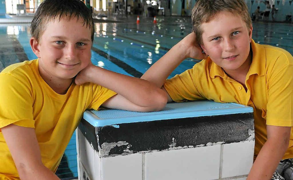 Declan and Jack Coy at WIRAC for the Warwick East carnival. Declan and Jack Coy at WIRAC for the Warwick East carnival.