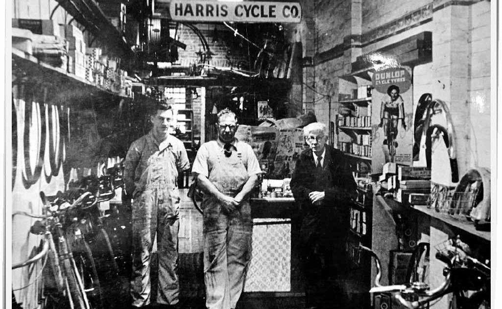 TIMES CHANGE: An old photo of Harris Cycles, Lismore. TIMES CHANGE: An old photo of Harris Cycles, Lismore.