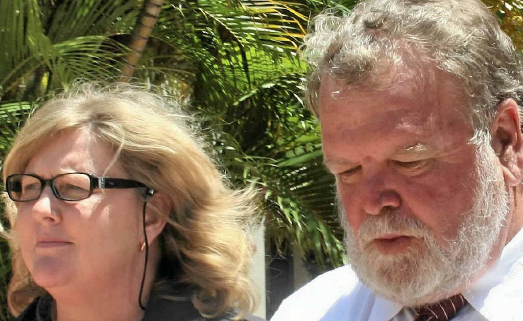David McNaught leaving the Rockhampton Coroners Court after taking the witness stand in his mother’s inquest. David McNaught leaving the Rockhampton Coroners Court after taking the witness stand in his mother’s inquest.