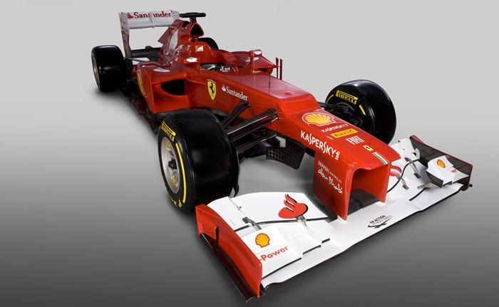The Ferrari F2012. The Ferrari F2012.