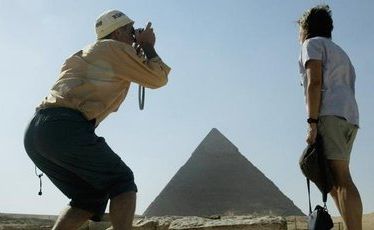 Fewer tourists are visiting Egypt's awe-inspiring pyramids these days. Fewer tourists are visiting Egypt's awe-inspiring pyramids these days.