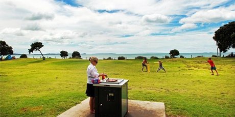 Long Bay Regional Park features three separate beaches and plenty of space for the kids to run off their pent-up energy.
Long Bay Regional Park features three separate beaches and plenty of space for the kids to run off their pent-up energy.