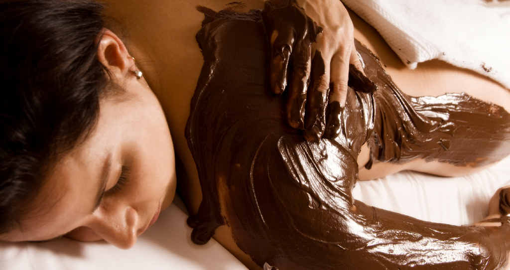INDULGE: Enjoy a decadent chocolate massage. INDULGE: Enjoy a decadent chocolate massage.