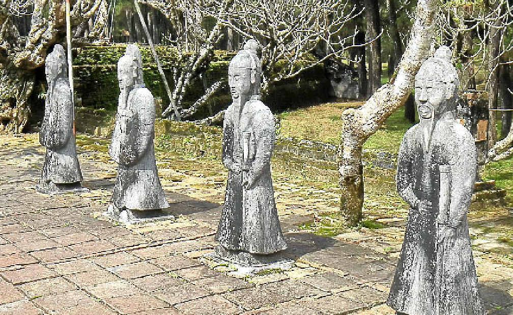 SUMMER PALACE: Tu Duc built his tomb before he died so he could fish and hunt.