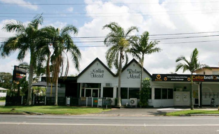 Two men have been charged with the robbery of the Kalka Palms Hotel Motel. Two men have been charged with the robbery of the Kalka Palms Hotel Motel.