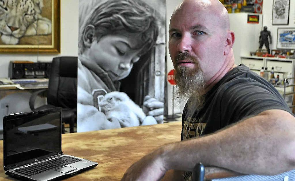 Warwick artist Steve Parker will sell his works of art online after creating a website. Warwick artist Steve Parker will sell his works of art online after creating a website.