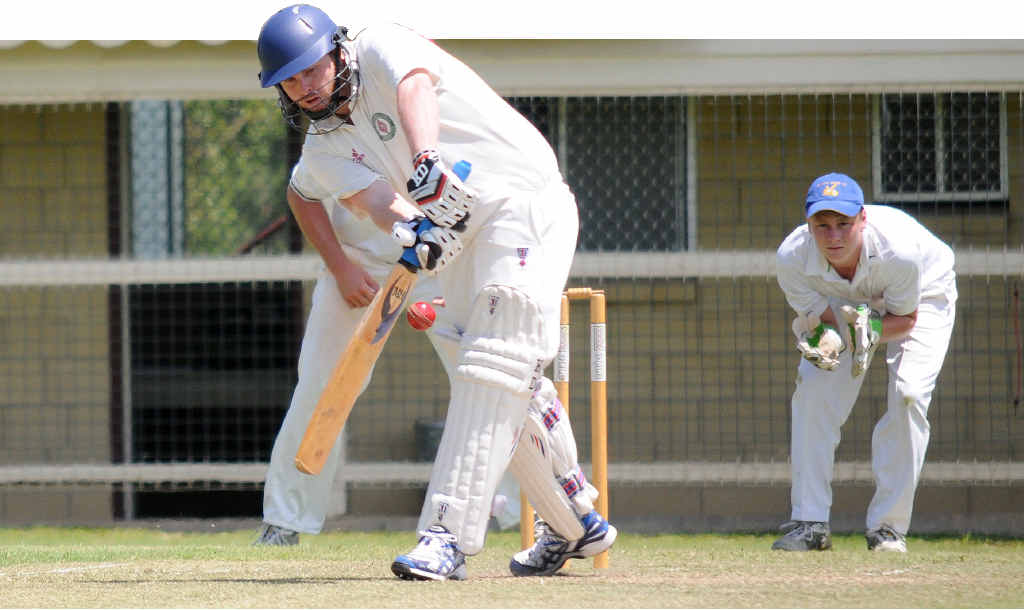 Shay Bosworth scored a century on the weekend to guide Wests to an outright win over Valleys. Shay Bosworth scored a century on the weekend to guide Wests to an outright win over Valleys.