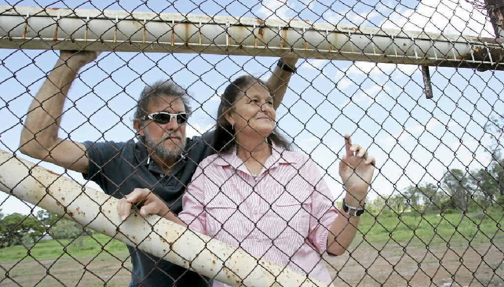 Dennis and Vicki Fry on the land they have been trying to develop for six years. Dennis and Vicki Fry on the land they have been trying to develop for six years.