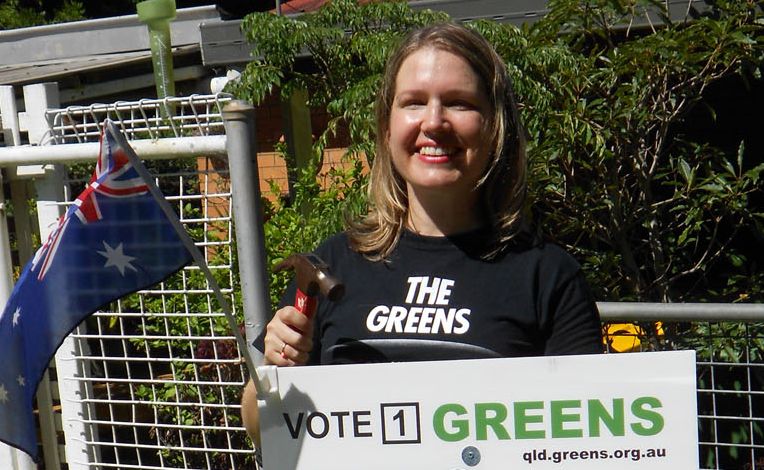 Greens candidate for Toowoomba North Frida Forsberg launches her campaign at the weekend.