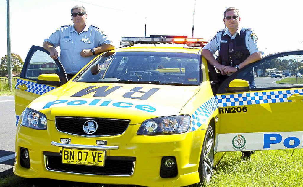 Senior Constable Stewart (left) and Senior Constable Ramsey from the Richmond Local area command were involved in a high-speed pursuit on the Bruxner Highway in Casino, on Saturday. Senior Constable Stewart (left) and Senior Constable Ramsey from the Richmond Local area command were involved in a high-speed pursuit on the Bruxner Highway in Casino, on Saturday.