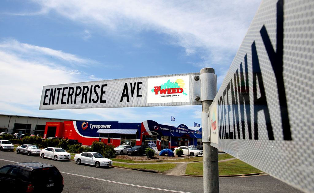 The worker was injured at a business in Enterprise Ave, Tweed Heads South. The worker was injured at a business in Enterprise Ave, Tweed Heads South.