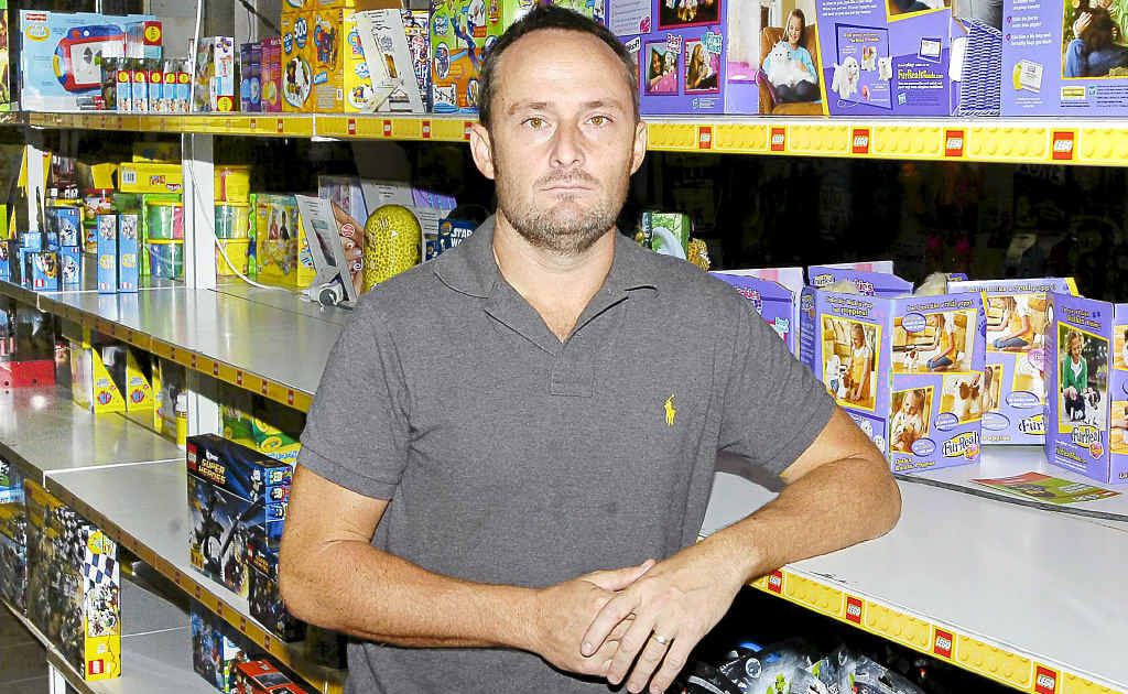 Toy Kingdom owner Carey Horner had $15,000 of Lego stolen from his Woodlark St store. Toy Kingdom owner Carey Horner had $15,000 of Lego stolen from his Woodlark St store.