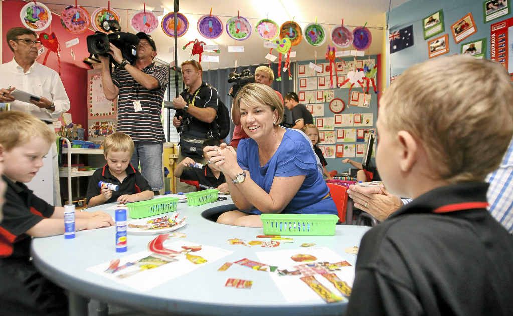 Premier Anna Bligh with children at Parkhurst State School, where she announced Labor’s Mines to Minds program on the second day of the election campaign. Premier Anna Bligh with children at Parkhurst State School, where she announced Labor’s Mines to Minds program on the second day of the election campaign.