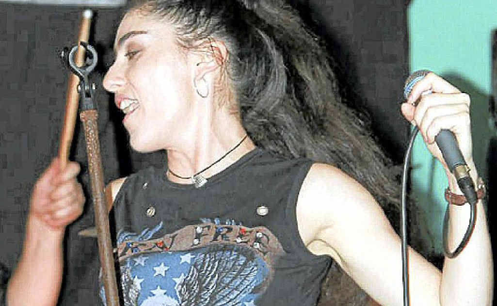 Lu from Sabotage rocking it out. Lu from Sabotage rocking it out.