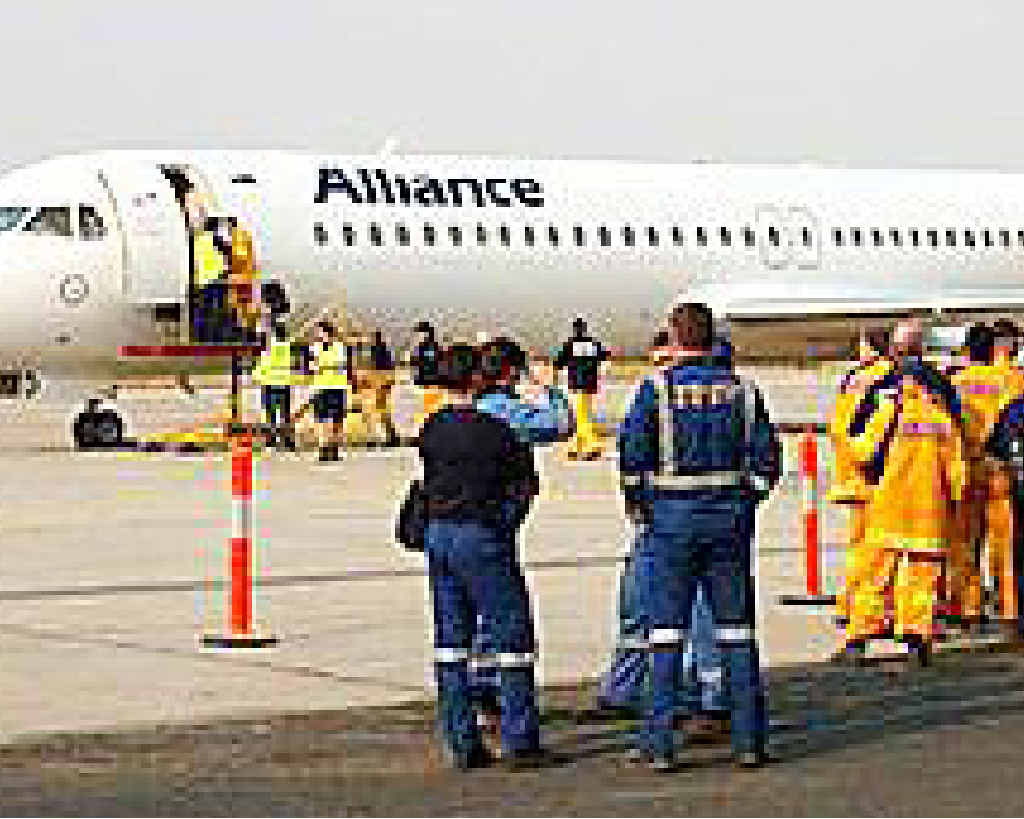 NEW ALLIANCE: The arrival of Australia’s biggest charter airline to service the Hervey Bay-Emerald route has raised hopes that more miners will fly in and fly out of the region. Photo: Contributed NEW ALLIANCE: The arrival of Australia’s biggest charter airline to service the Hervey Bay-Emerald route has raised hopes that more miners will fly in and fly out of the region. Photo: Contributed